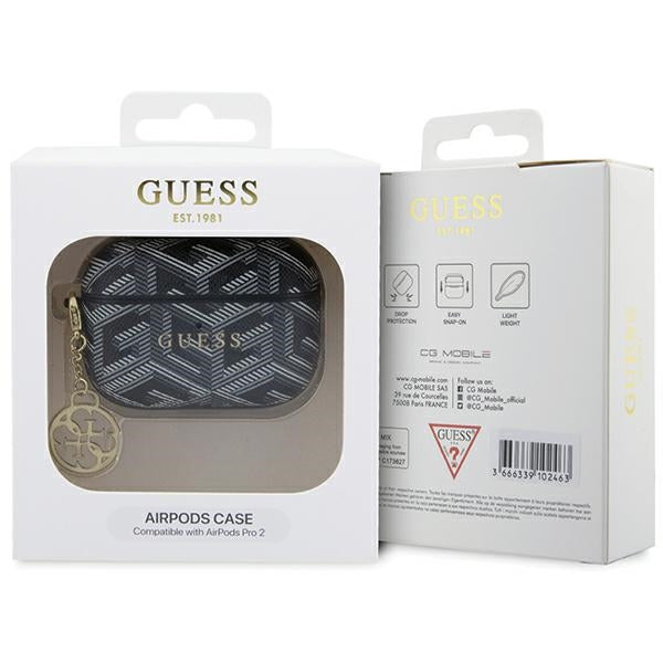 Guess dėklas AirPods Pro 2 – juodas, GCube Charm