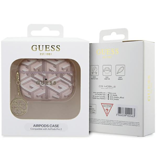 Guess dėklas AirPods Pro 2 – rožinis, G Cube