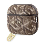 Guess GCube Charm dėklas AirPods Pro 2 – rudas