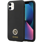 Guess silikoninis dėklas iPhone 11 / XR – juodas -- iPhone 11