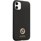 Guess silikoninis dėklas iPhone 11 / XR – juodas -- iPhone 11