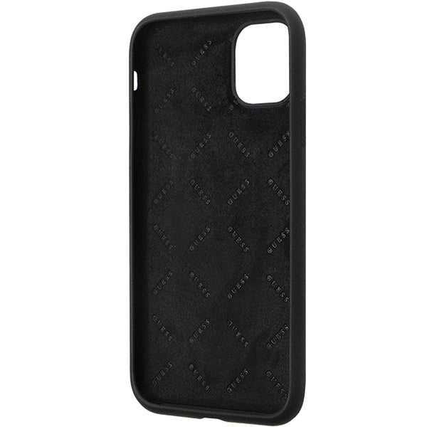 Guess silikoninis dėklas iPhone 11 / XR – juodas -- iPhone 11