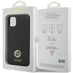 Guess silikoninis dėklas iPhone 11 / XR – juodas -- iPhone 11