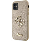 Guess dėklas iPhone 11/XR – auksinis, blizgus 4G -- iPhone 11