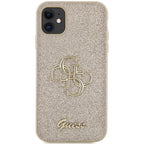 Guess dėklas iPhone 11/XR – auksinis, blizgus 4G -- iPhone 11