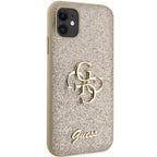 Guess dėklas iPhone 11/XR – auksinis, blizgus 4G -- iPhone 11