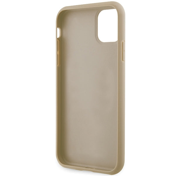 Guess dėklas iPhone 11/XR – auksinis, blizgus 4G -- iPhone 11