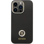 Guess dėklas iPhone 13 / 13 Pro – juodas 4G Strass