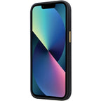 Guess dėklas iPhone 13 / 13 Pro – juodas 4G Strass