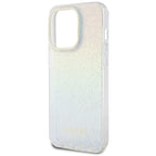 Guess IML Faceted Mirror dėklas iPhone 15 Pro – spalvotas