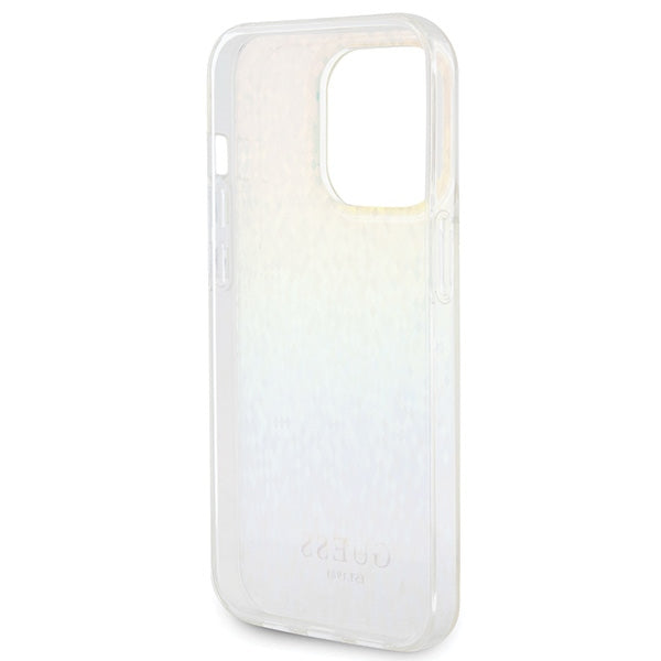 Guess IML Faceted Mirror dėklas iPhone 15 Pro – spalvotas