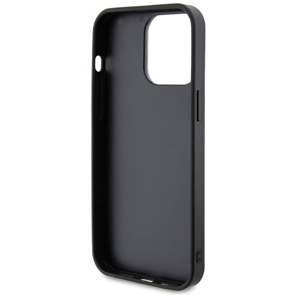 Guess dėklas iPhone 15 Pro – geltonas, su kristalais -- iPhone 15 Pro