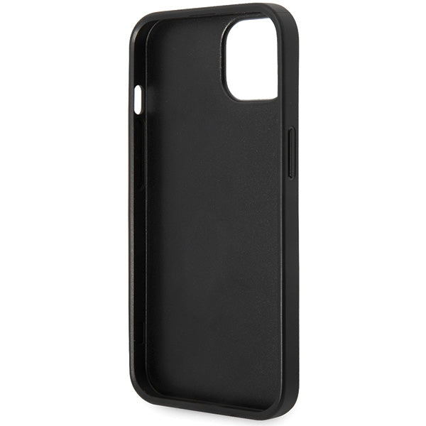 Guess 4G Big Metal Logo iPhone 15 dėklas - Pilkas -- iPhone 15