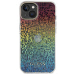 Guess IML Faceted Mirror dėklas iPhone 15 – spalvotas