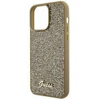 Guess dėklas iPhone 15 Pro Max – auksinis