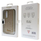Guess Glitter Script dėklas Samsung Galaxy Z Fold5 – auksinis -- Samsung Galaxy Z Fold 5