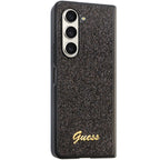 Guess Glitter Script dėklas Samsung Galaxy Z Fold5 – juodas -- Samsung Galaxy Z Fold 5