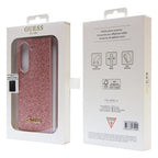 Guess Glitter Script dėklas Galaxy Z Fold5 – rožinis -- Samsung Galaxy Z Fold 5