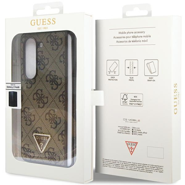 Guess eko odos dėklas Samsung Galaxy Z Fold5 – rudas -- Samsung Galaxy Z Fold 5