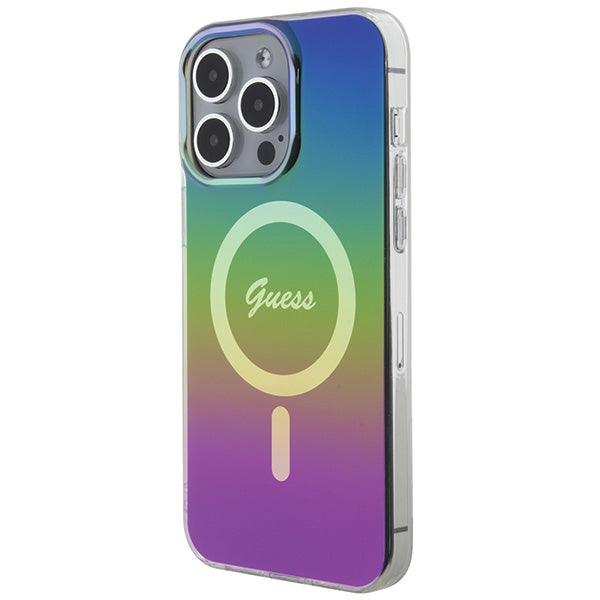 Guess MagSafe dėklas iPhone 15 Pro – juodas