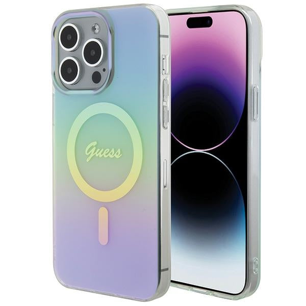Guess MagSafe dėklas iPhone 15 Pro – turkio
