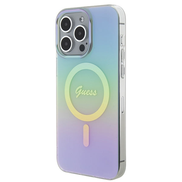Guess MagSafe dėklas iPhone 15 Pro – turkio
