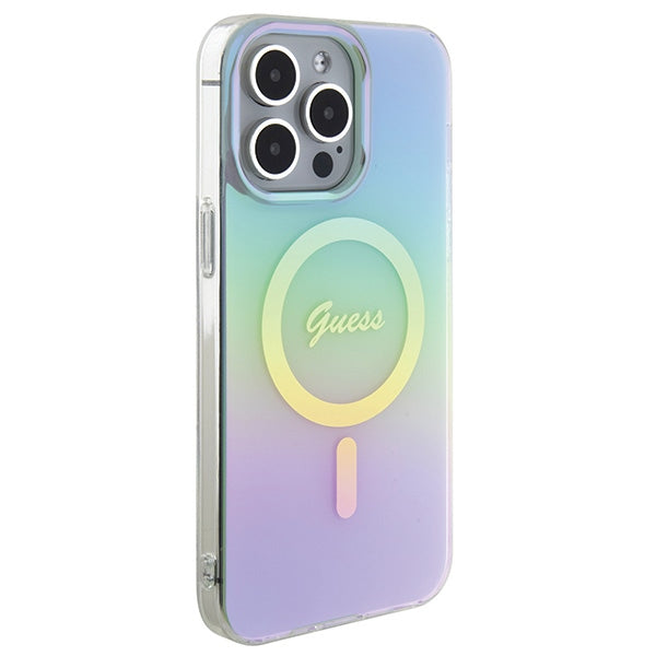 Guess MagSafe dėklas iPhone 15 Pro – turkio