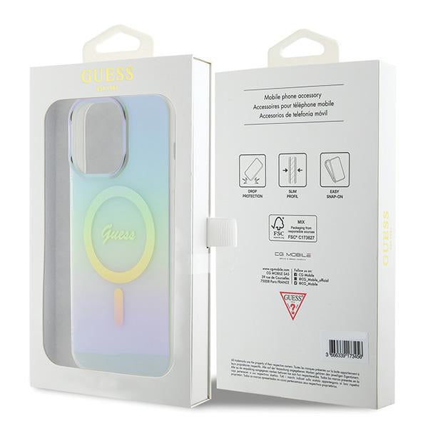 Guess MagSafe dėklas iPhone 15 Pro – turkio