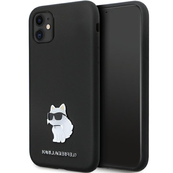 Karl Lagerfeld silikoninis dėklas iPhone 11/XR – juodas -- iPhone 11