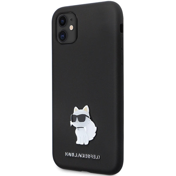 Karl Lagerfeld silikoninis dėklas iPhone 11/XR – juodas -- iPhone 11