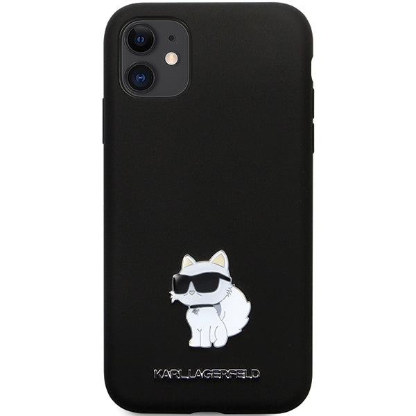 Karl Lagerfeld silikoninis dėklas iPhone 11/XR – juodas -- iPhone 11
