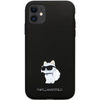 Karl Lagerfeld silikoninis dėklas iPhone 11/XR – juodas -- iPhone 11