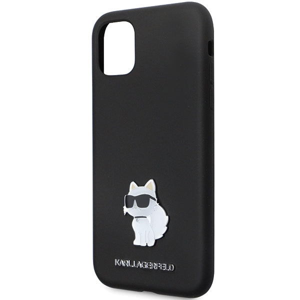 Karl Lagerfeld silikoninis dėklas iPhone 11/XR – juodas -- iPhone 11