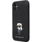 Karl Lagerfeld silikoninis dėklas iPhone 11/XR – juodas -- iPhone 11