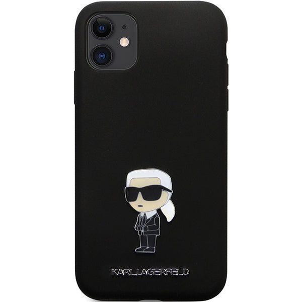 Karl Lagerfeld silikoninis dėklas iPhone 11/XR – juodas -- iPhone 11