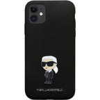 Karl Lagerfeld silikoninis dėklas iPhone 11/XR – juodas -- iPhone 11