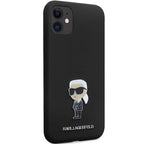 Karl Lagerfeld silikoninis dėklas iPhone 11/XR – juodas -- iPhone 11