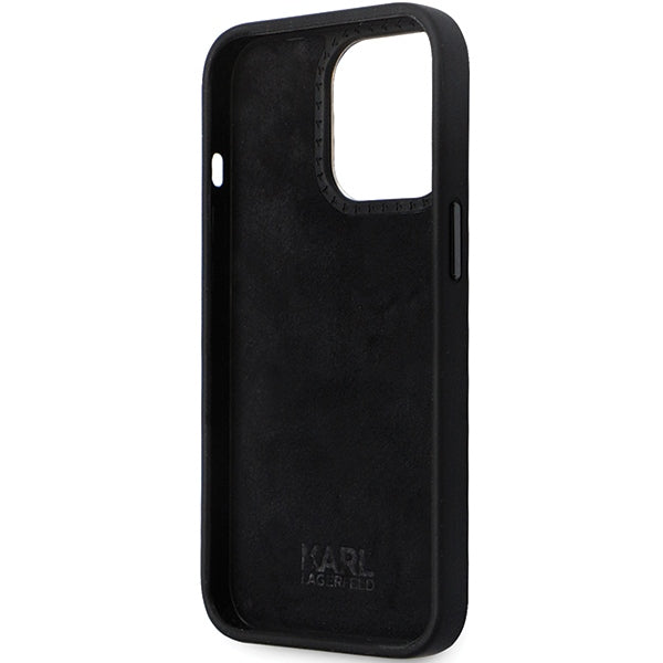 Karl Lagerfeld dėklas iPhone 14 Pro Max – juodas