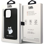 Karl Lagerfeld dėklas iPhone 14 Pro Max – juodas