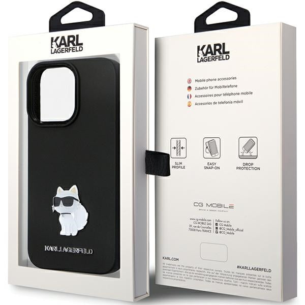 Karl Lagerfeld dėklas iPhone 14 Pro Max – juodas