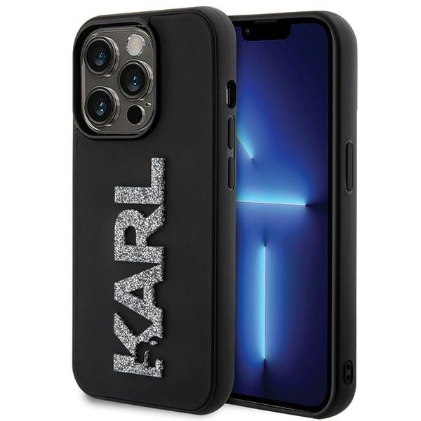 Karl Lagerfeld dėklas iPhone 15 Pro Max – juodas