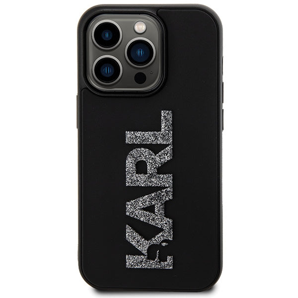 Karl Lagerfeld dėklas iPhone 15 Pro Max – juodas