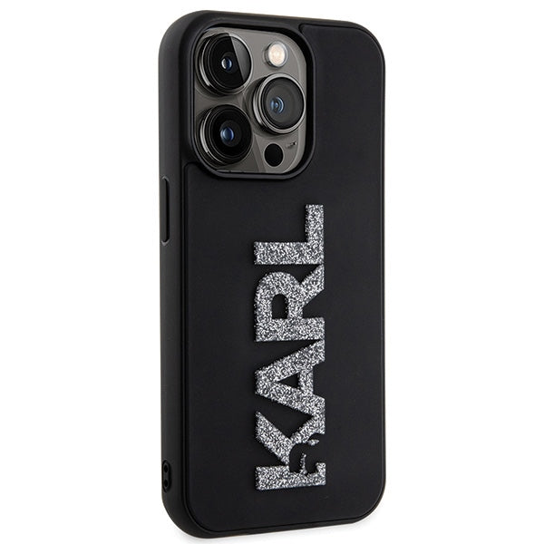 Karl Lagerfeld dėklas iPhone 15 Pro Max – juodas