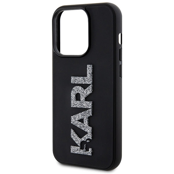 Karl Lagerfeld dėklas iPhone 15 Pro Max – juodas