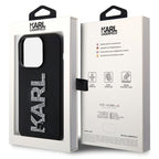 Karl Lagerfeld dėklas iPhone 15 Pro Max – juodas