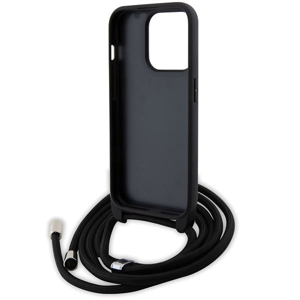 Karl Lagerfeld Crossbody dėklas iPhone 15 Pro – juodas