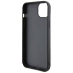 Karl Lagerfeld 3D Rubber Multi Logo dėklas iPhone 15 Plus – juodas