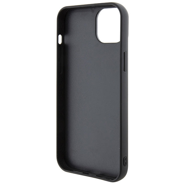 Karl Lagerfeld 3D Rubber Multi Logo dėklas iPhone 15 Plus – juodas