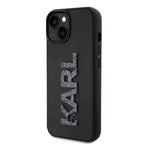 Karl Lagerfeld dėklas iPhone 15 – juodas