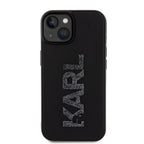 Karl Lagerfeld dėklas iPhone 15 – juodas
